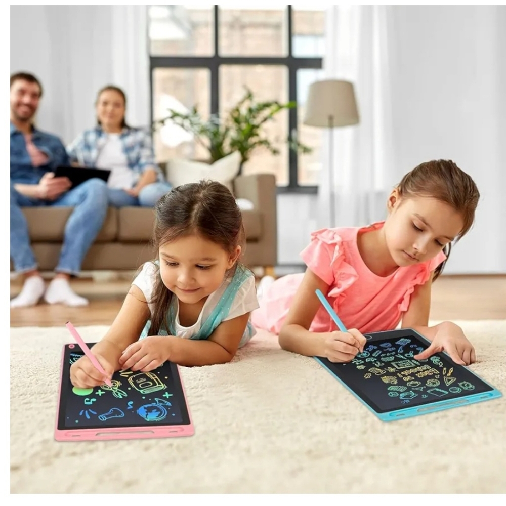 LCD Writing Tablet - Multi-Color Set Red And Blue - Picture 7 of 10
